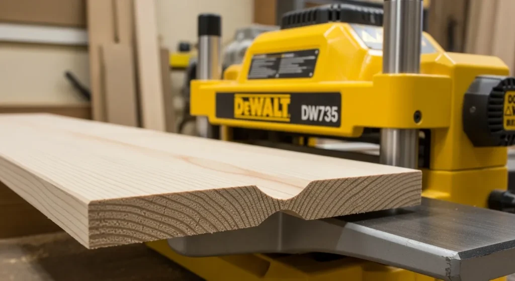 How To Deal With Snipe On A Dewalt Planer DW735
